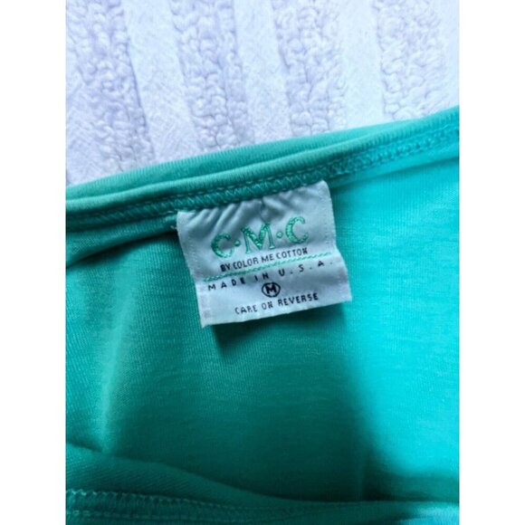 C.M.C by Color Me Cotton Womens Medium 3/4 Sleeve Scoop Neck Hi-Low Tunic Top - Picture 2 of 8